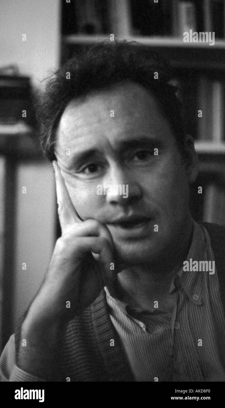 Portrait noir et blanc de Nigel Planer Banque D'Images