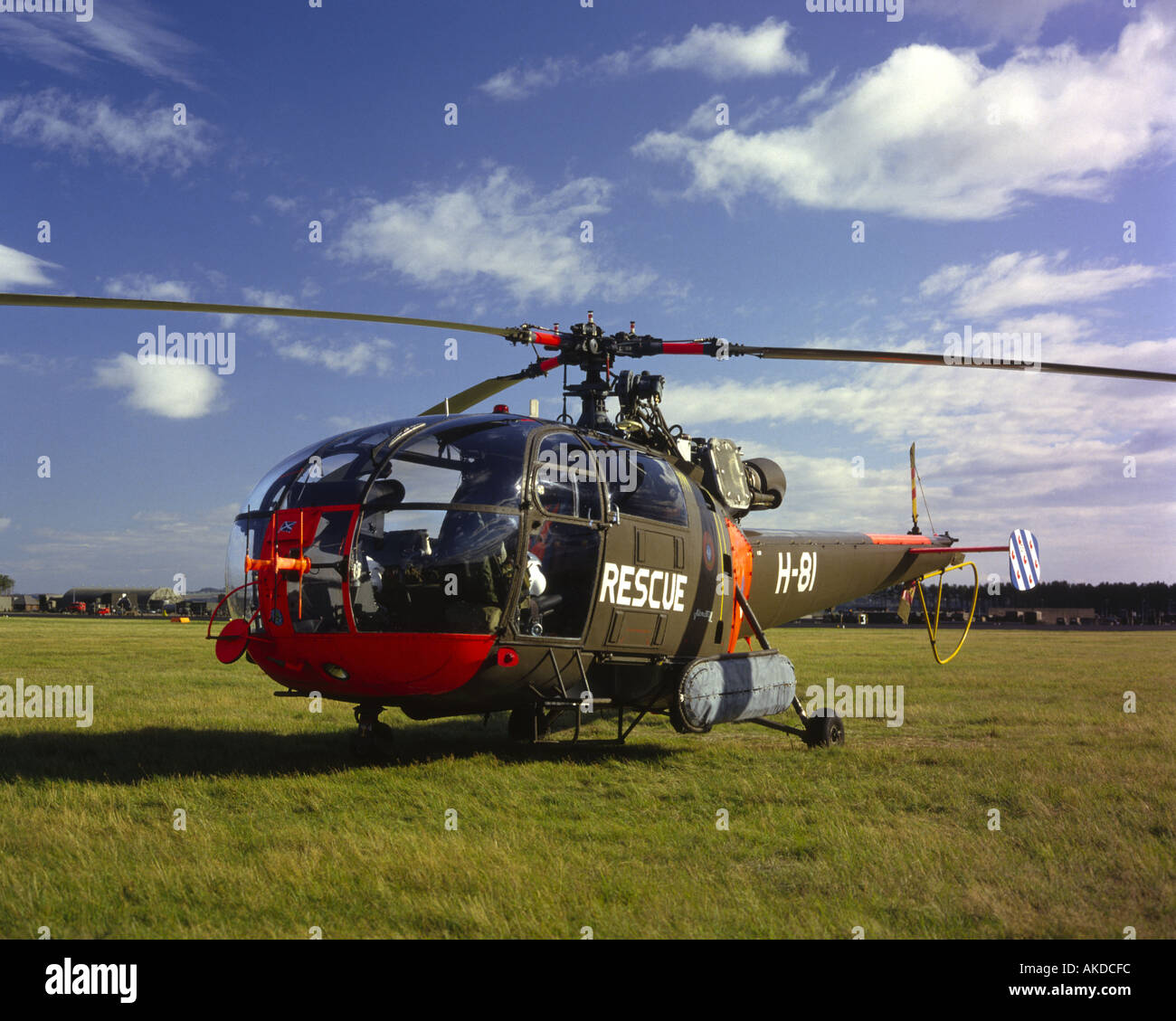 Hélicoptère Aerospatiale Alouette III Banque D'Images