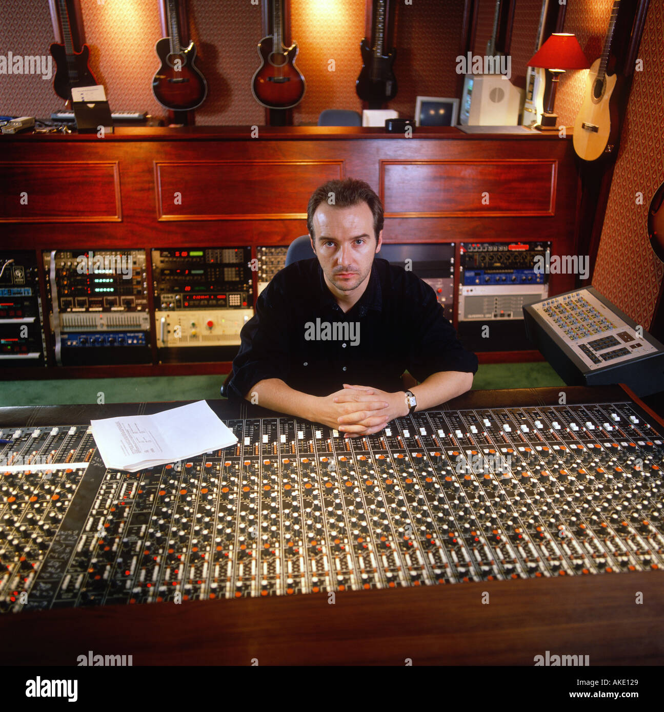 Midge Ure musicien rock du groupe Ultravox s UK 1980 SB Banque D'Images