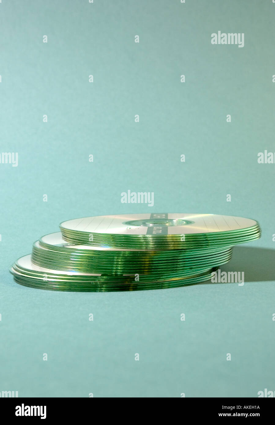 Pile de CD Banque D'Images
