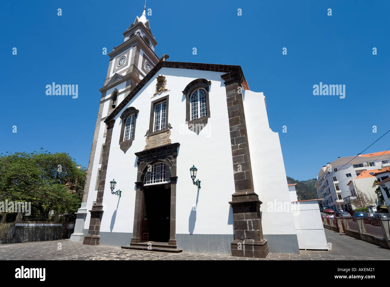 Église de la place principale, Funchal, Madeira, Portugal Banque D'Images