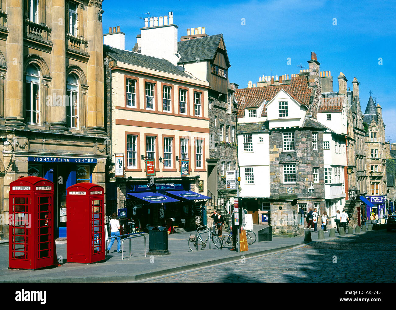 Royal Mile, la maison de John Knox Banque D'Images
