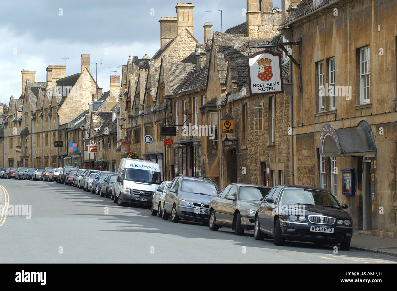 High Street Chipping Campden Banque D'Images