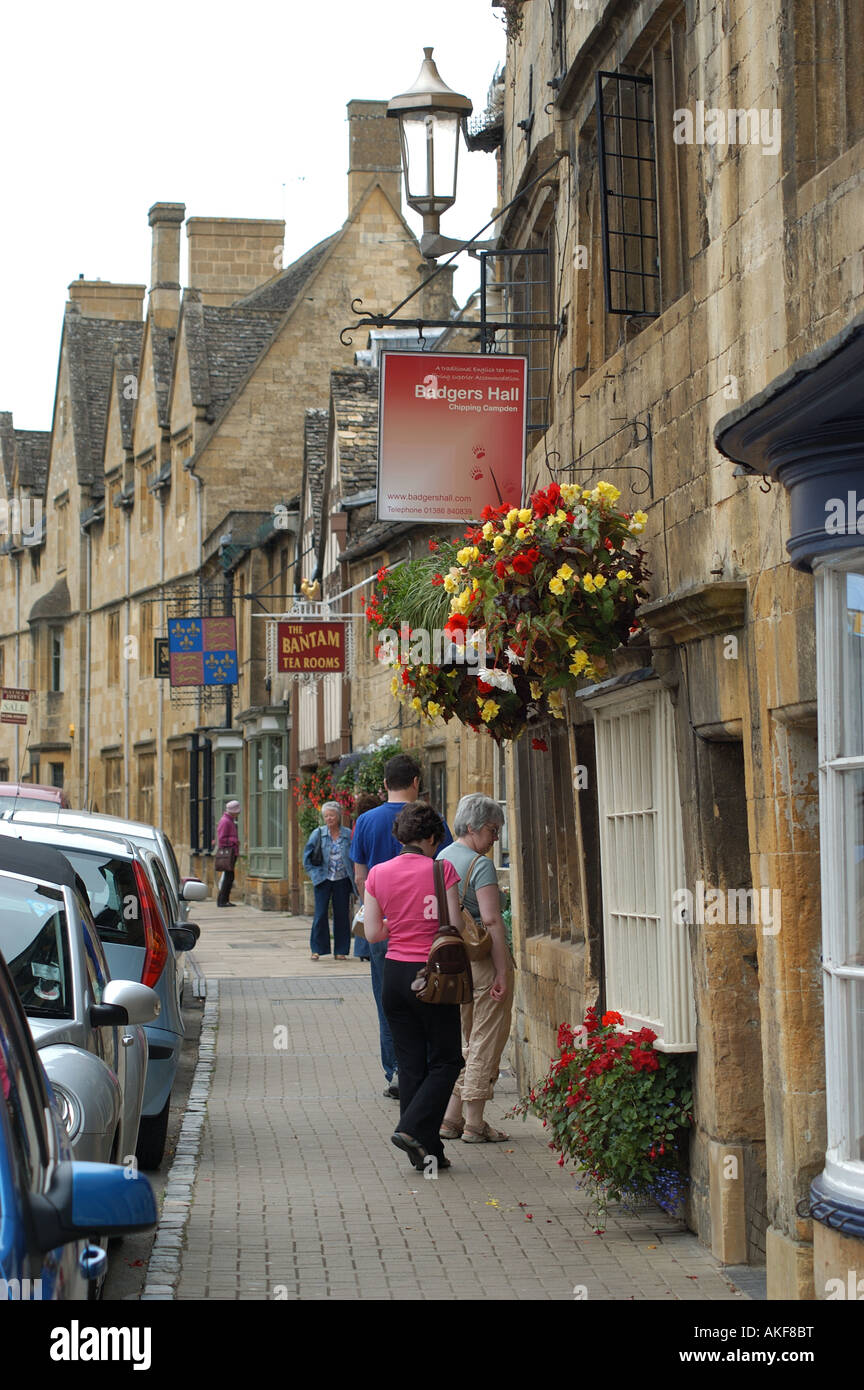 Shopping Chipping Campden Banque D'Images