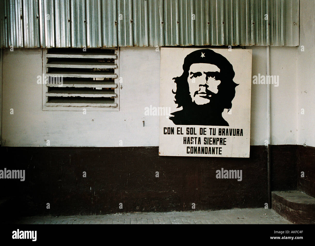 Poster de Che Guevara Cuba La Havane Banque D'Images