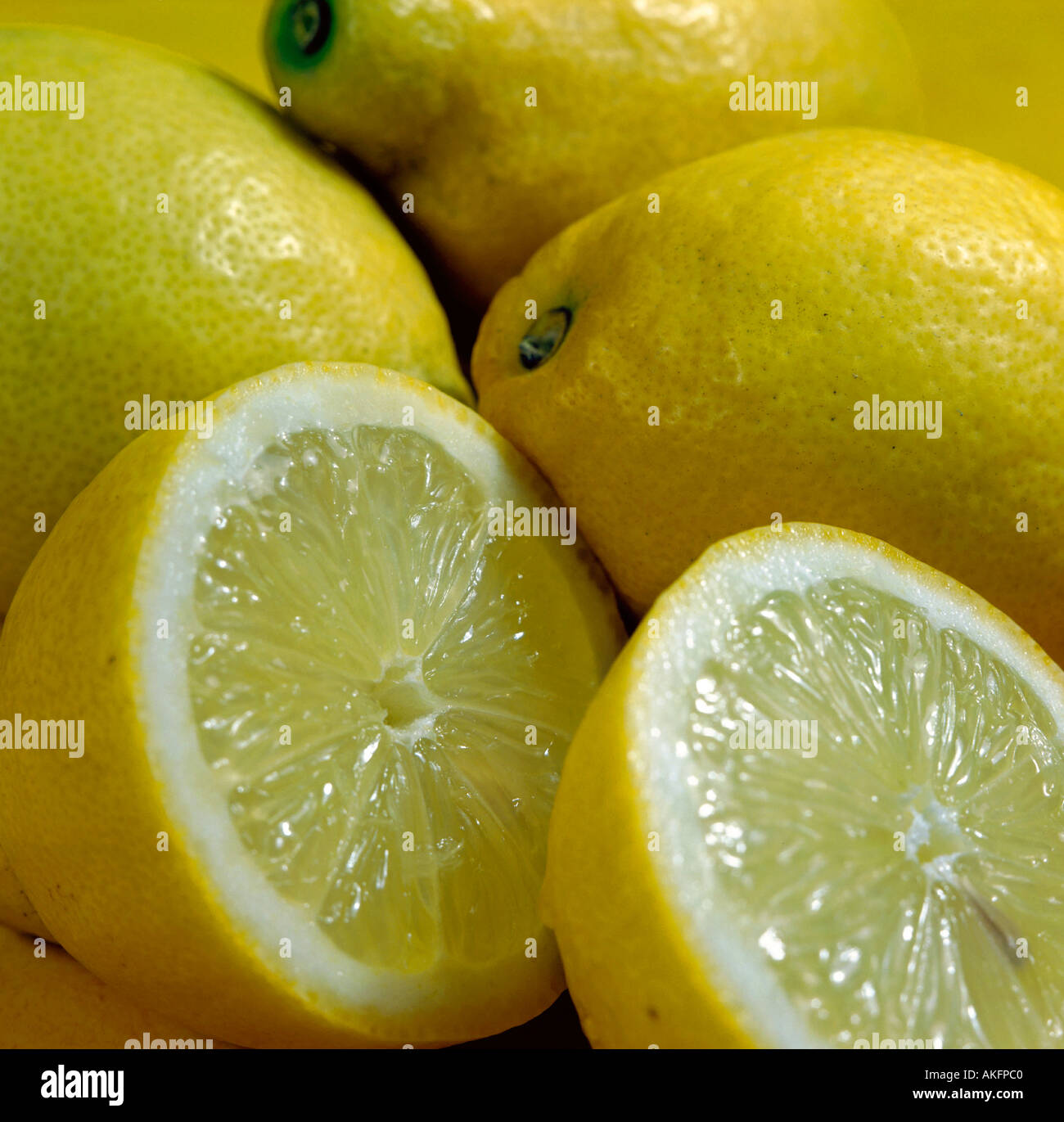 Moitiés de citrons Banque D'Images