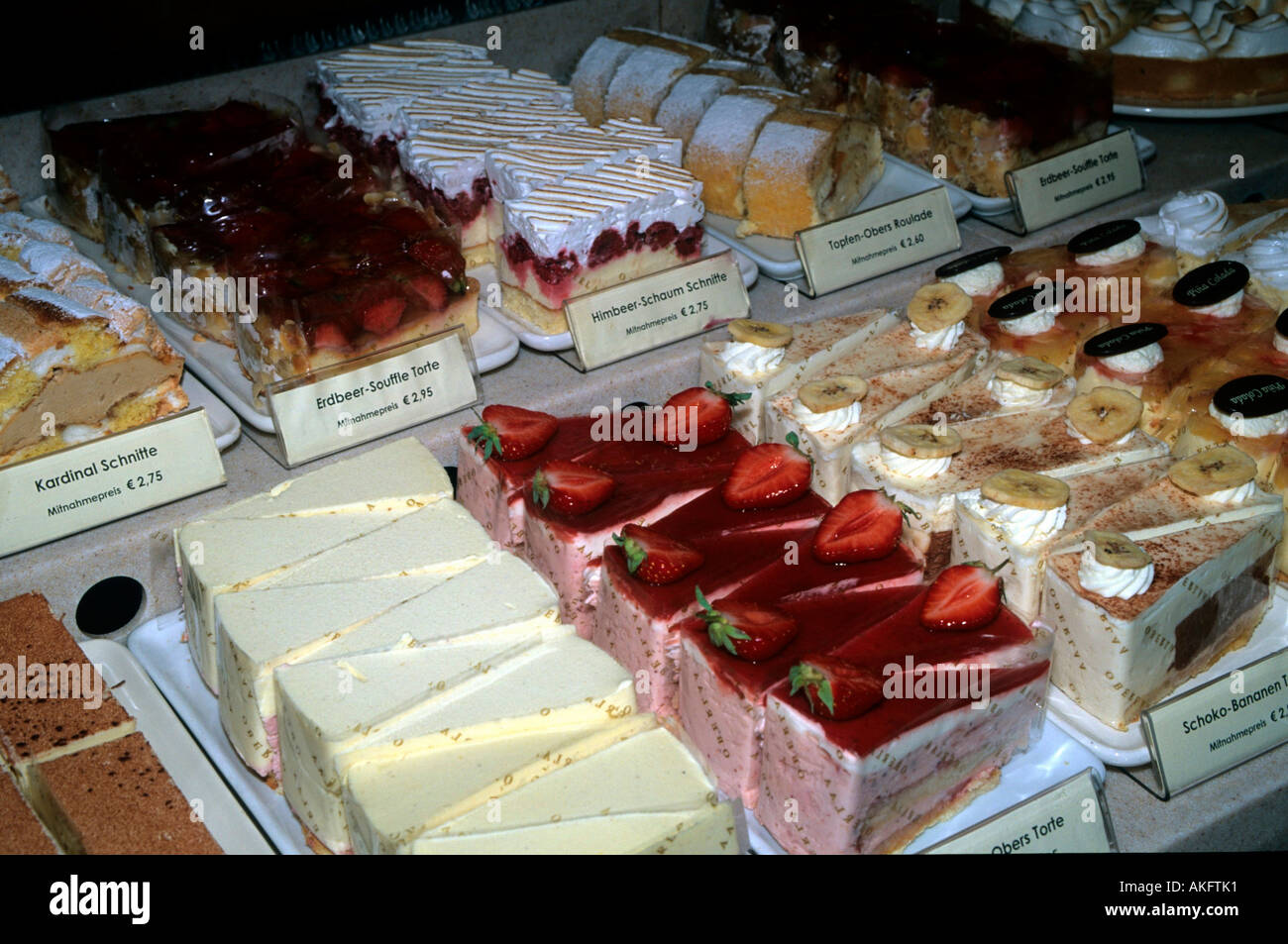 Wien, Österreich, Neuer Markt, Cafe Oberlaa Banque D'Images