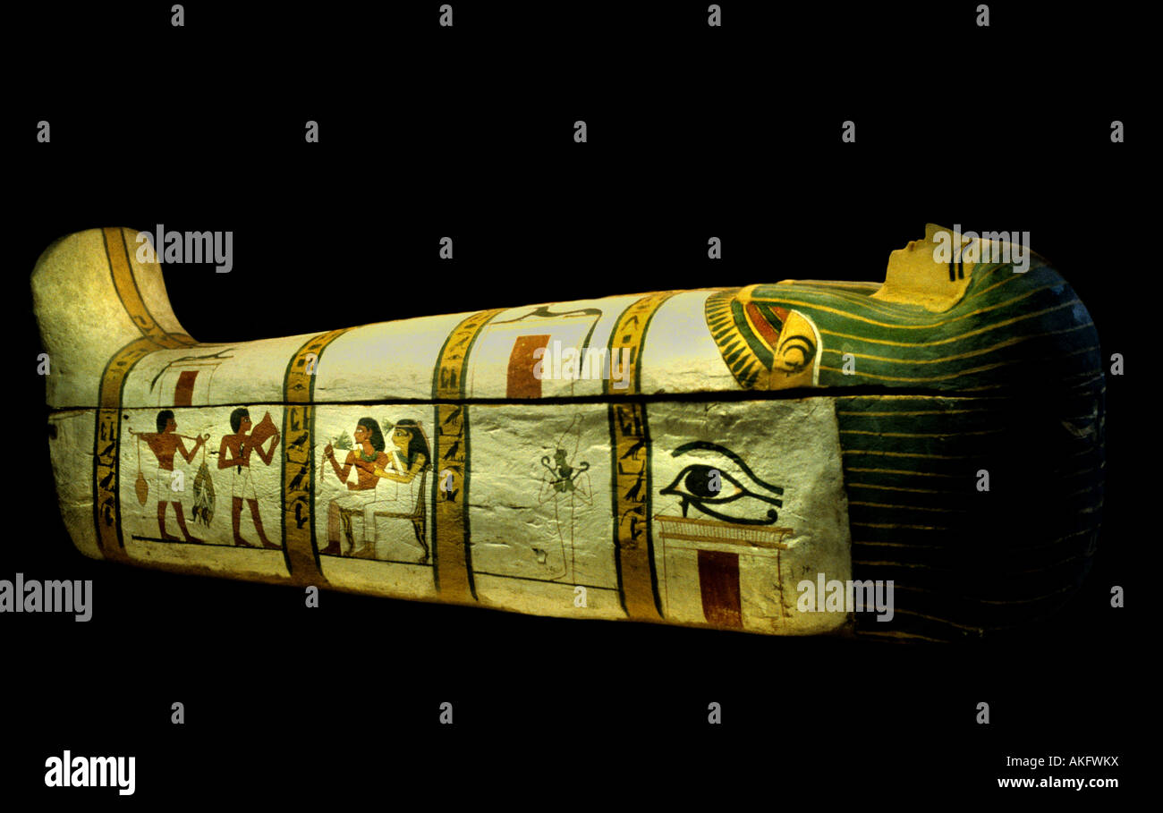 Sarcophages Madja 1480 bc Egypte Banque D'Images