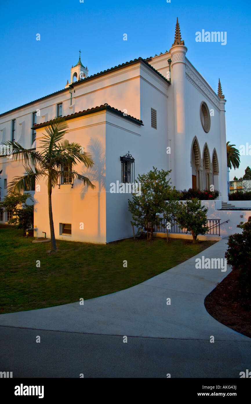 Chapelle du Sacré-Cœur à la Loyola Marymount University Culver City, Californie, États-Unis d'Amérique Banque D'Images