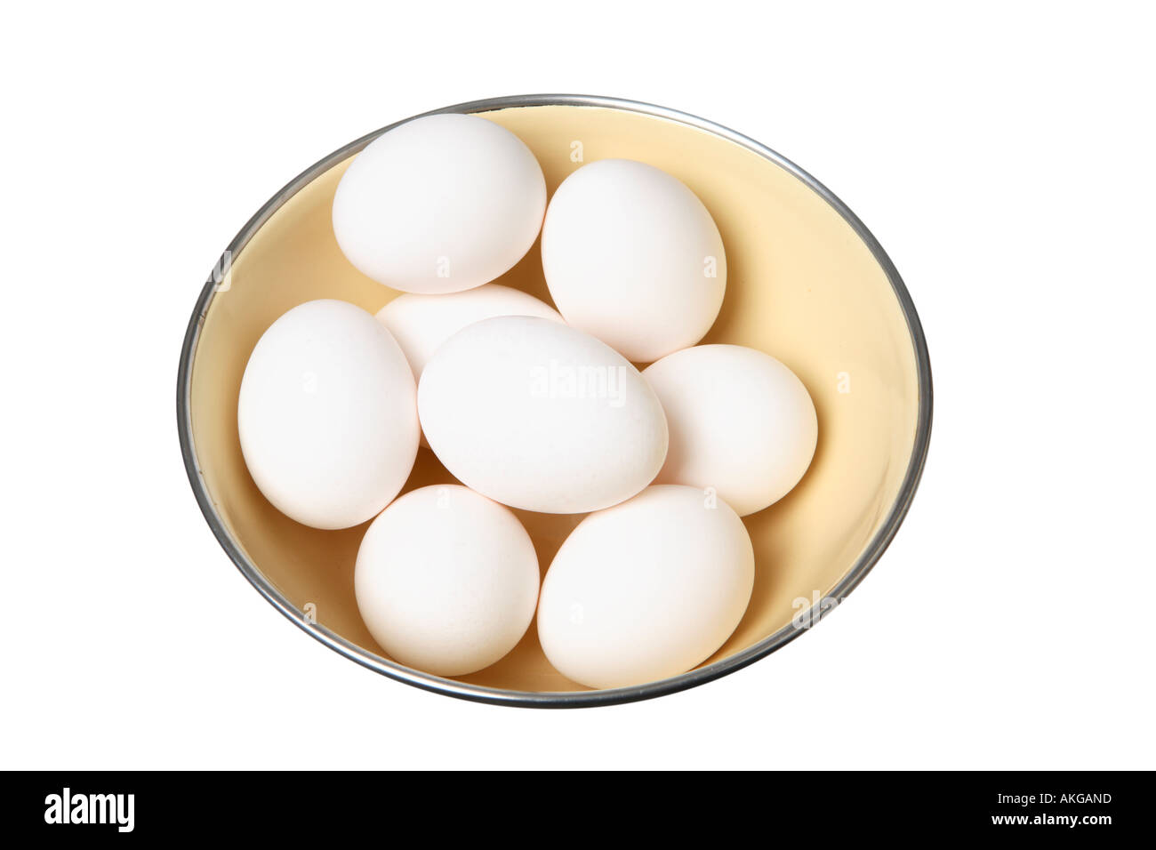 Bol d’oeufs Banque D'Images