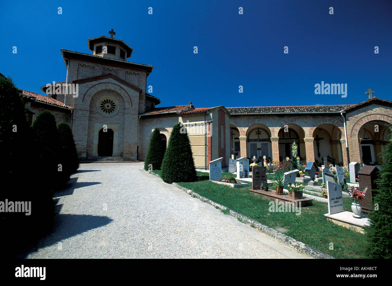 Benito Mussolini crypt, Predappio, Emilie Romagne, Italie Banque D'Images