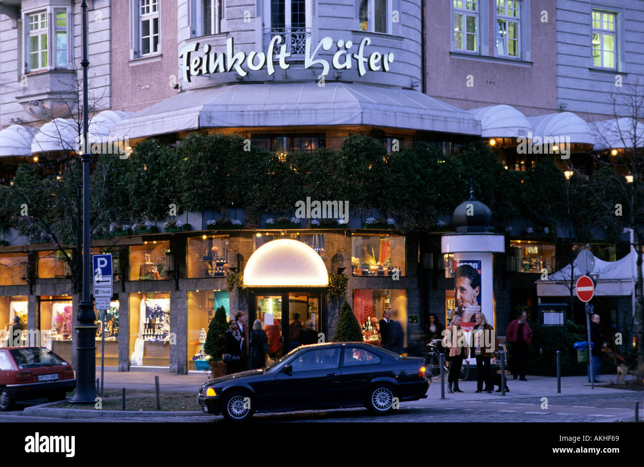 Europe Allemagne Bavière Munich Feinkost Kafer delicatessen Banque D'Images