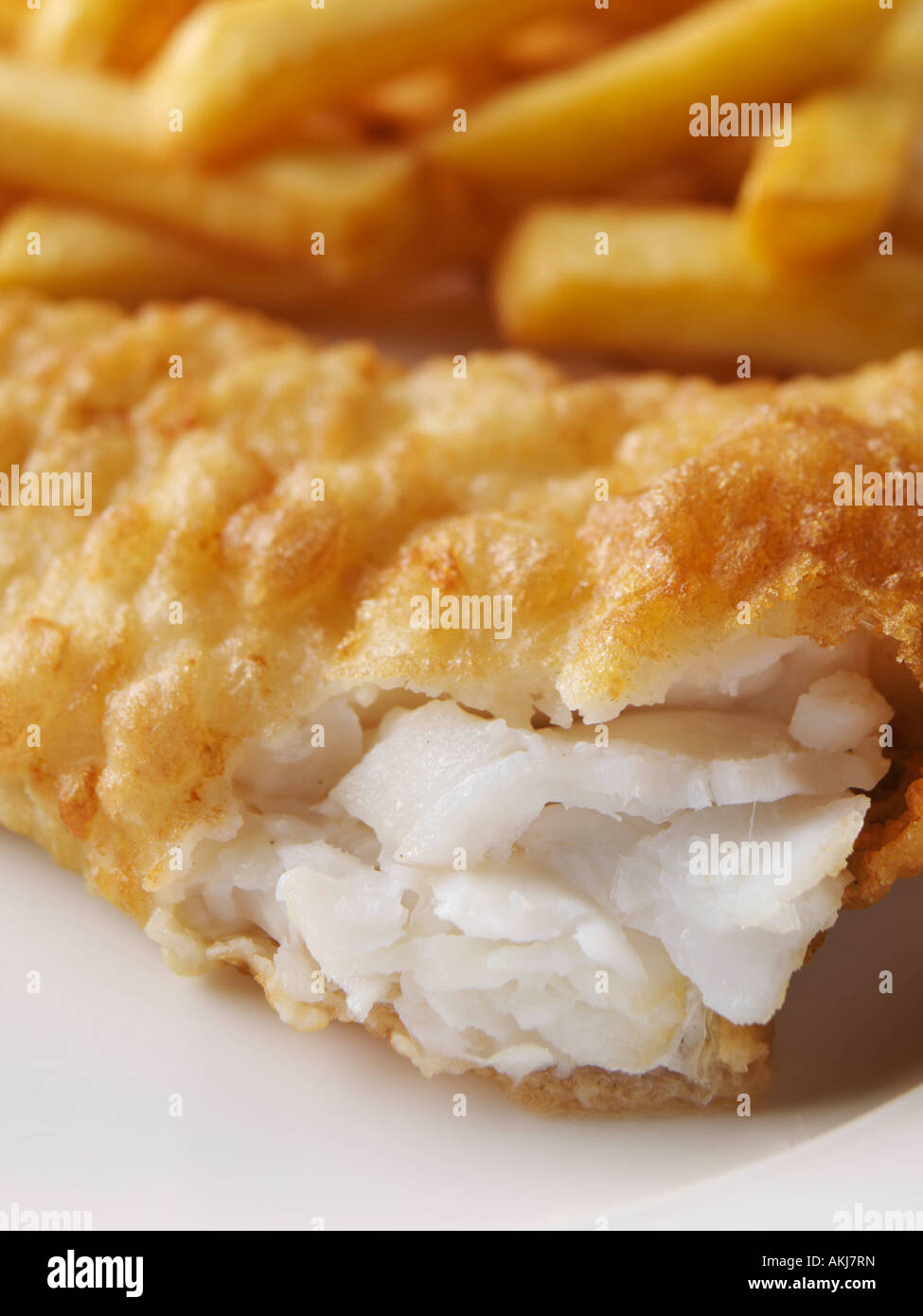 Chips de morue et pois durables Banque de photographies et d’images à haute résolution Alamy