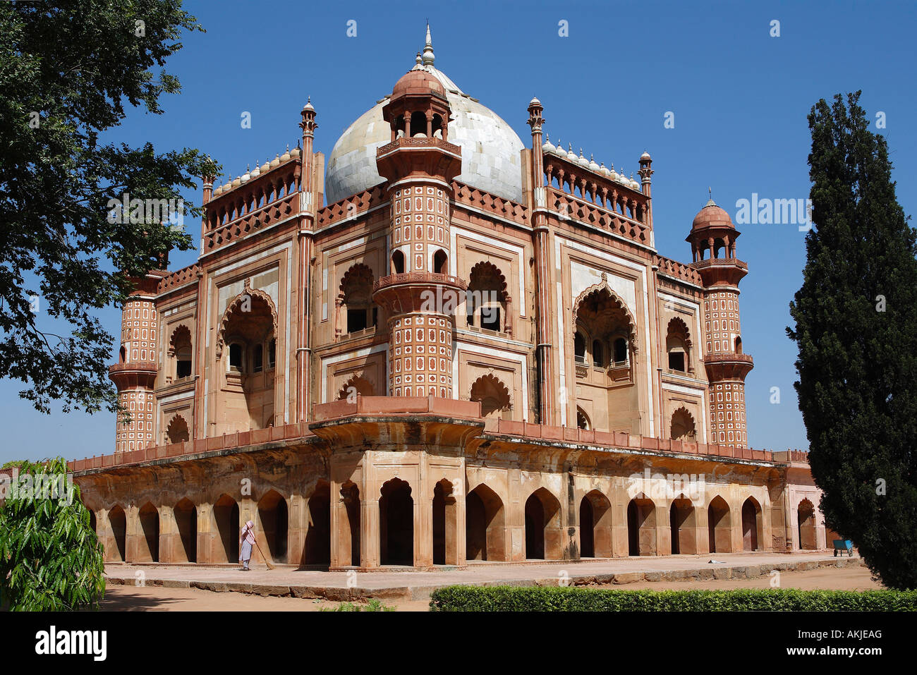 L'Inde du Nord, Delhi, Tombe de Humayun, un empereur moghol Banque D'Images