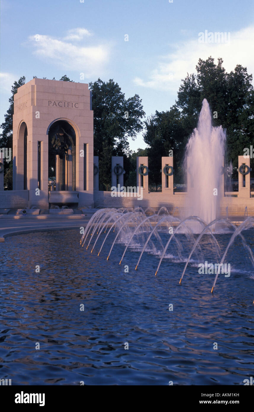 La DEUXIÈME GUERRE MONDIALE, National Memorial, Washington, DC Banque D'Images