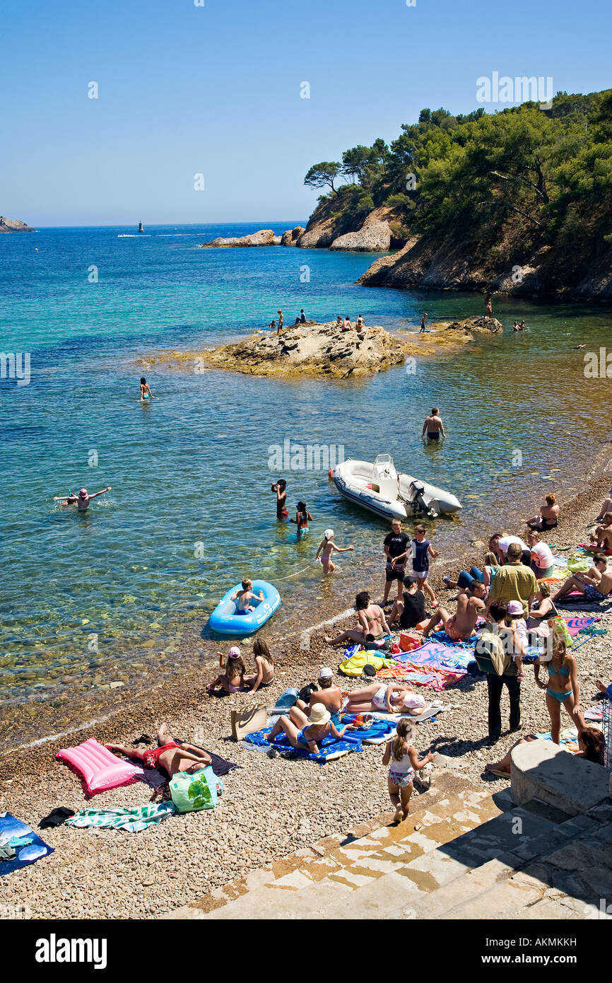 beach-la-ciotat-provence-france-banque-de-photographies-et-d-images