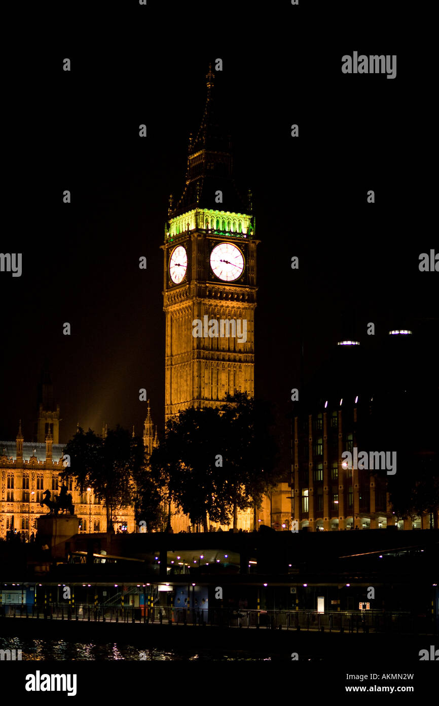 Big Ben et les chambres du Parlement, Londres, Angleterre Banque D'Images
