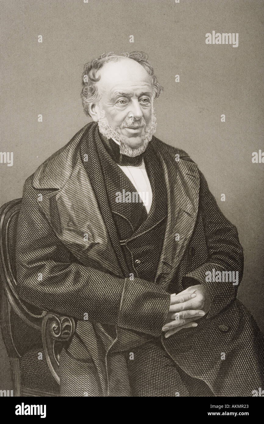 William James Gascoyne-Cecil Brownlow, 2e marquis de Salisbury, 1791 - 1868. Homme politique conservateur britannique. Banque D'Images