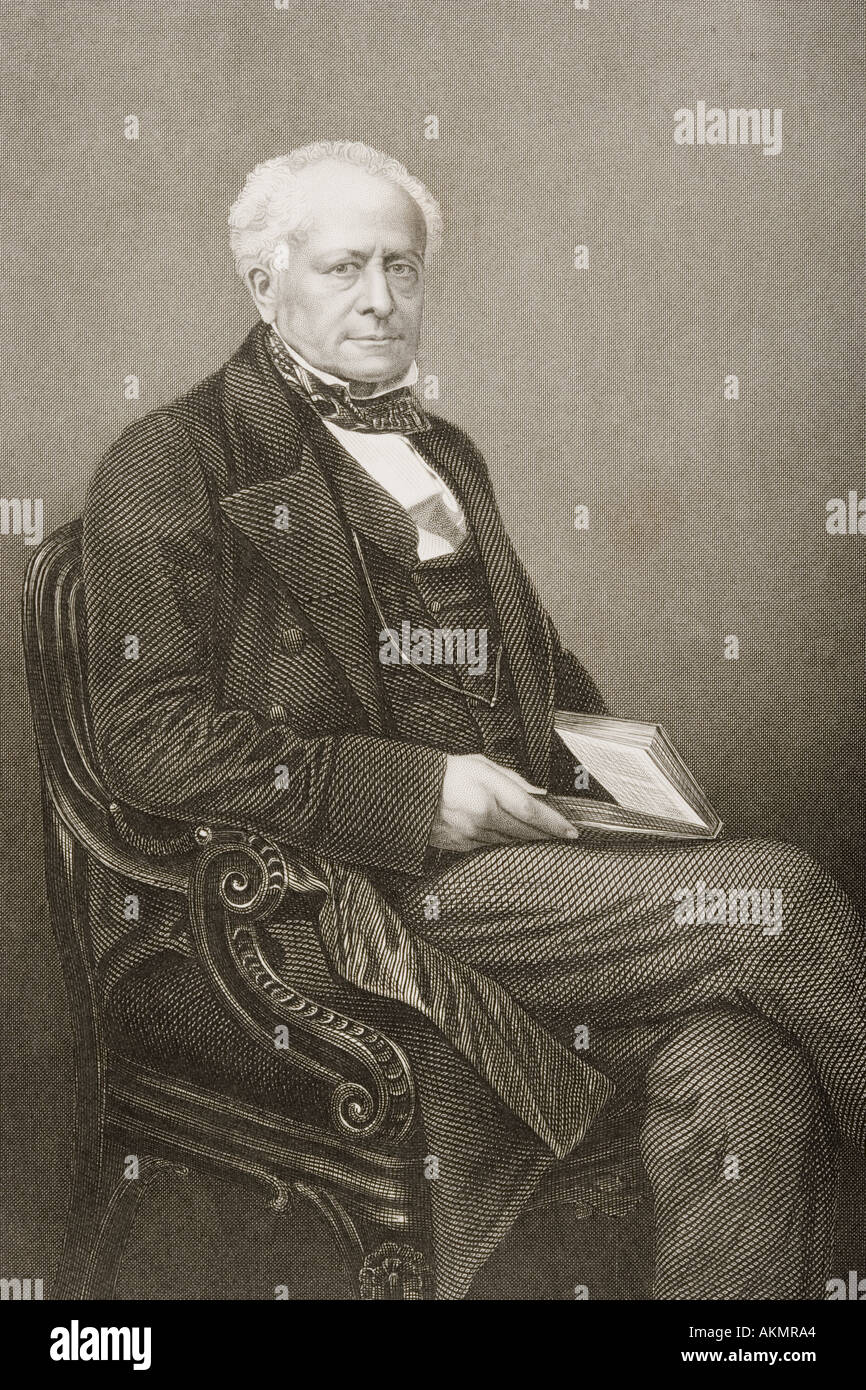 Sir Fitzroy Kelly, 1796 - 1880. Anglais avocat spécialisé en droit commercial, juge et homme politique conservateur. Banque D'Images