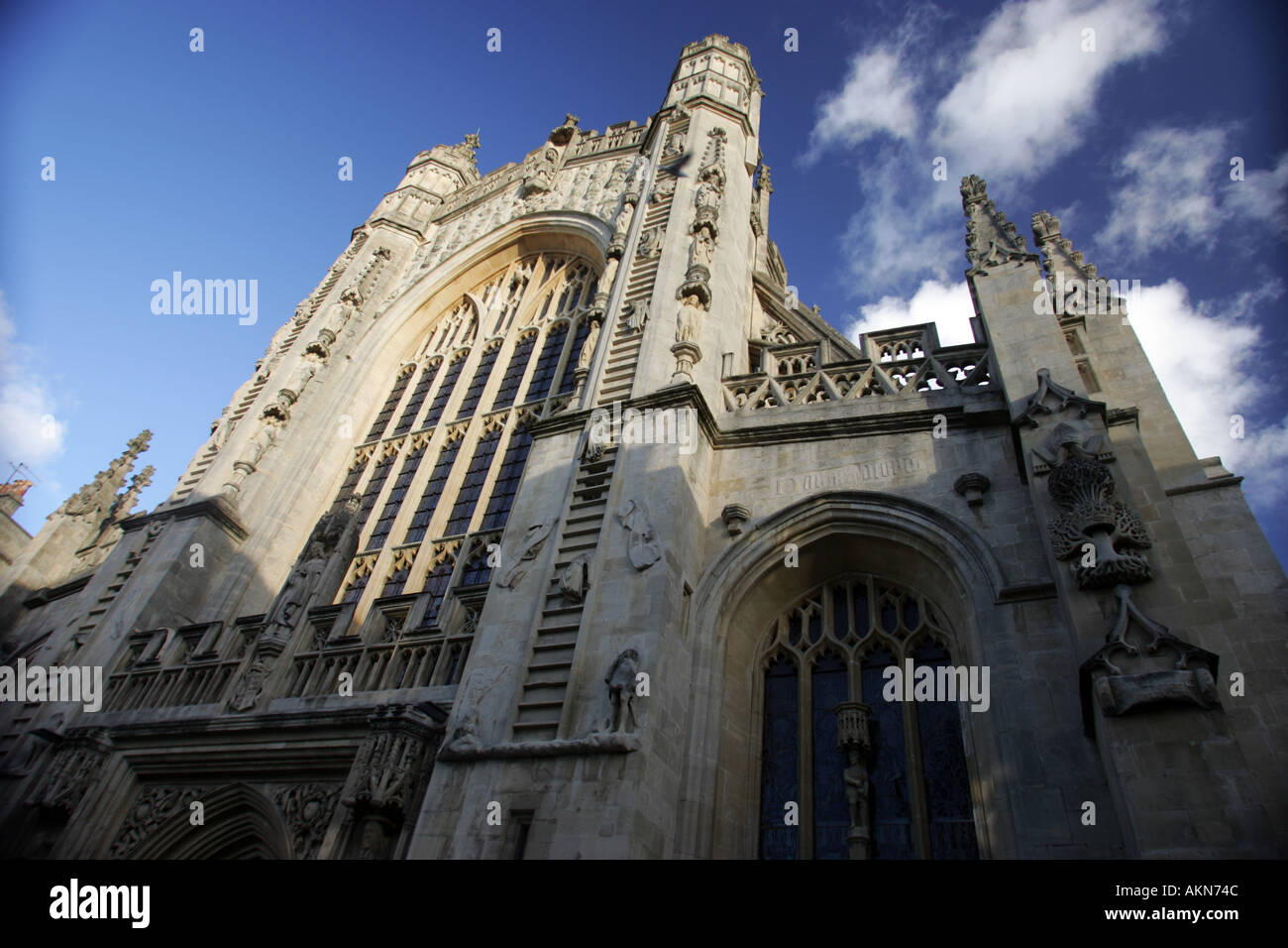 L'abbaye de Bath en Angleterre Banque D'Images