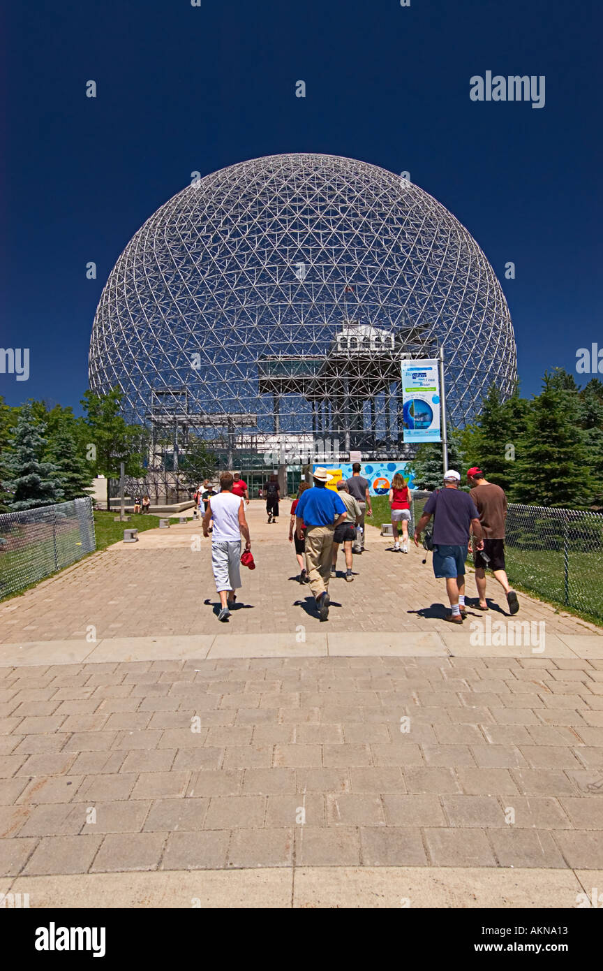 La biosphère, l'Ile Sainte-Hélène, Parc des Iles, Montréal, Québec, Canada Banque D'Images