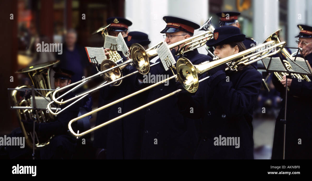 Brass Band de l'Armée du Salut Banque D'Images