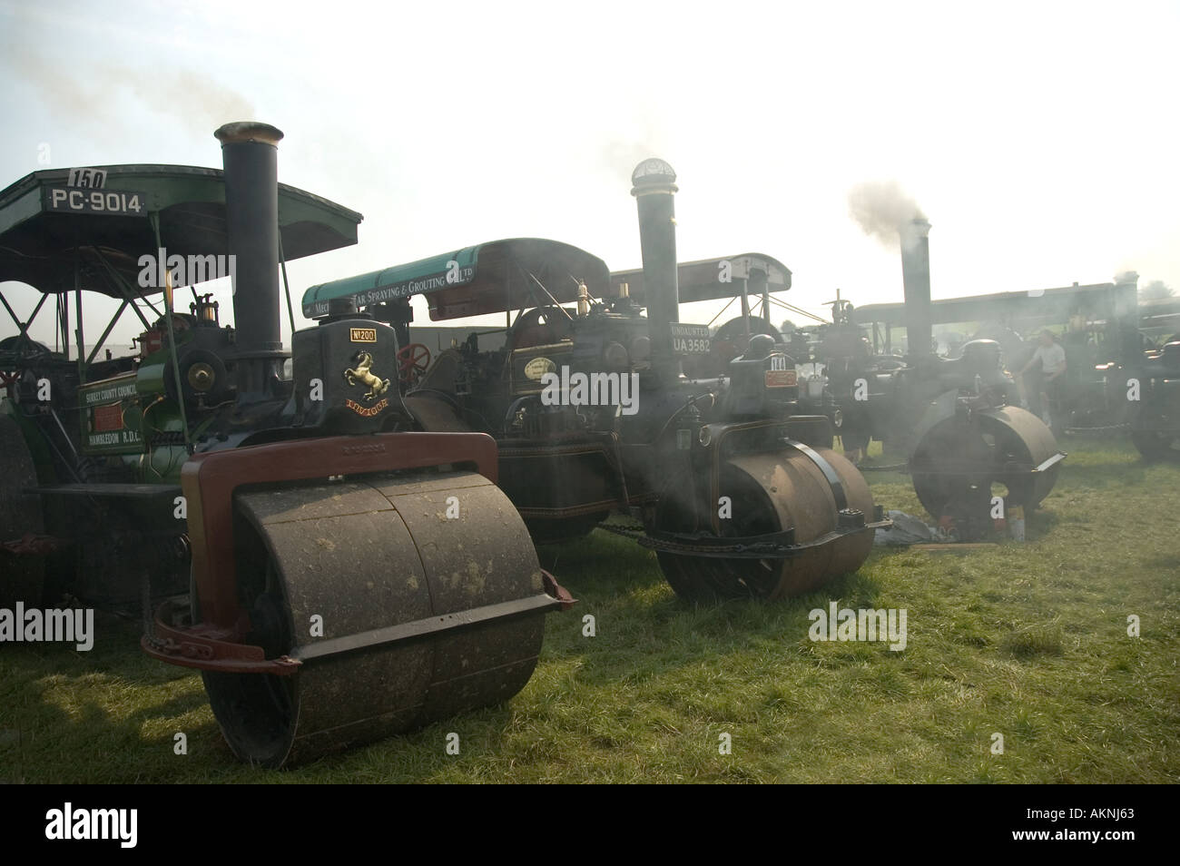 La Grande Vapeur Dorset Fair 2005 Blanford Forum Dorset Angleterre Banque D'Images