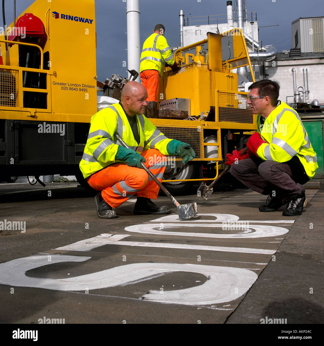 Formation peinture sign Banque D'Images