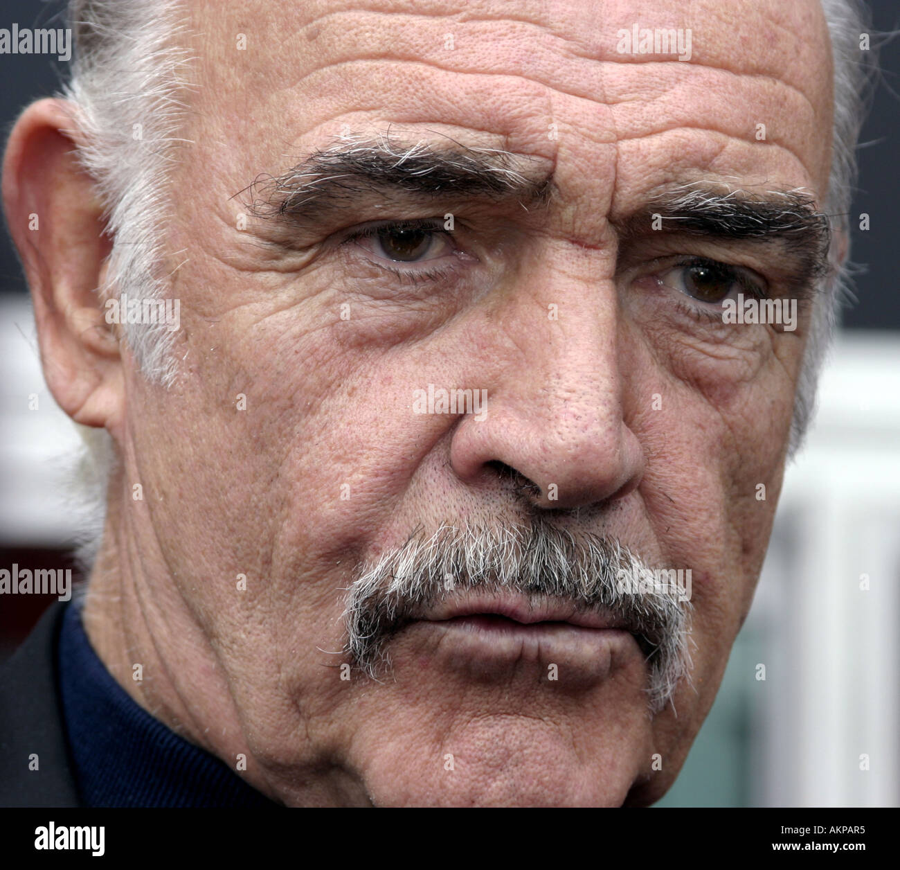Sir Sean Connery à Édimbourg, août 2006. C'était son 76e anniversaire. Banque D'Images