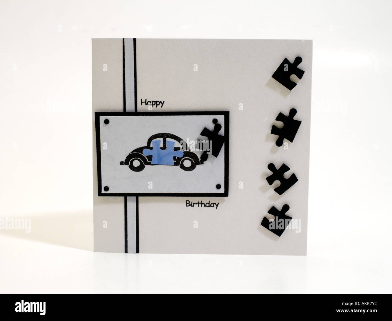 Carte de Vœux fait main Banque D'Images