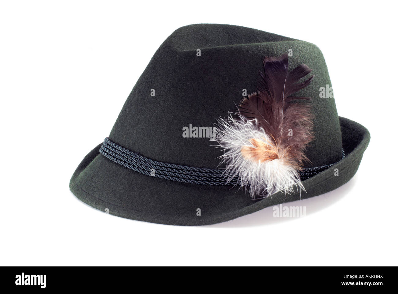 Chapeau avec plume Banque d'images détourées - Alamy