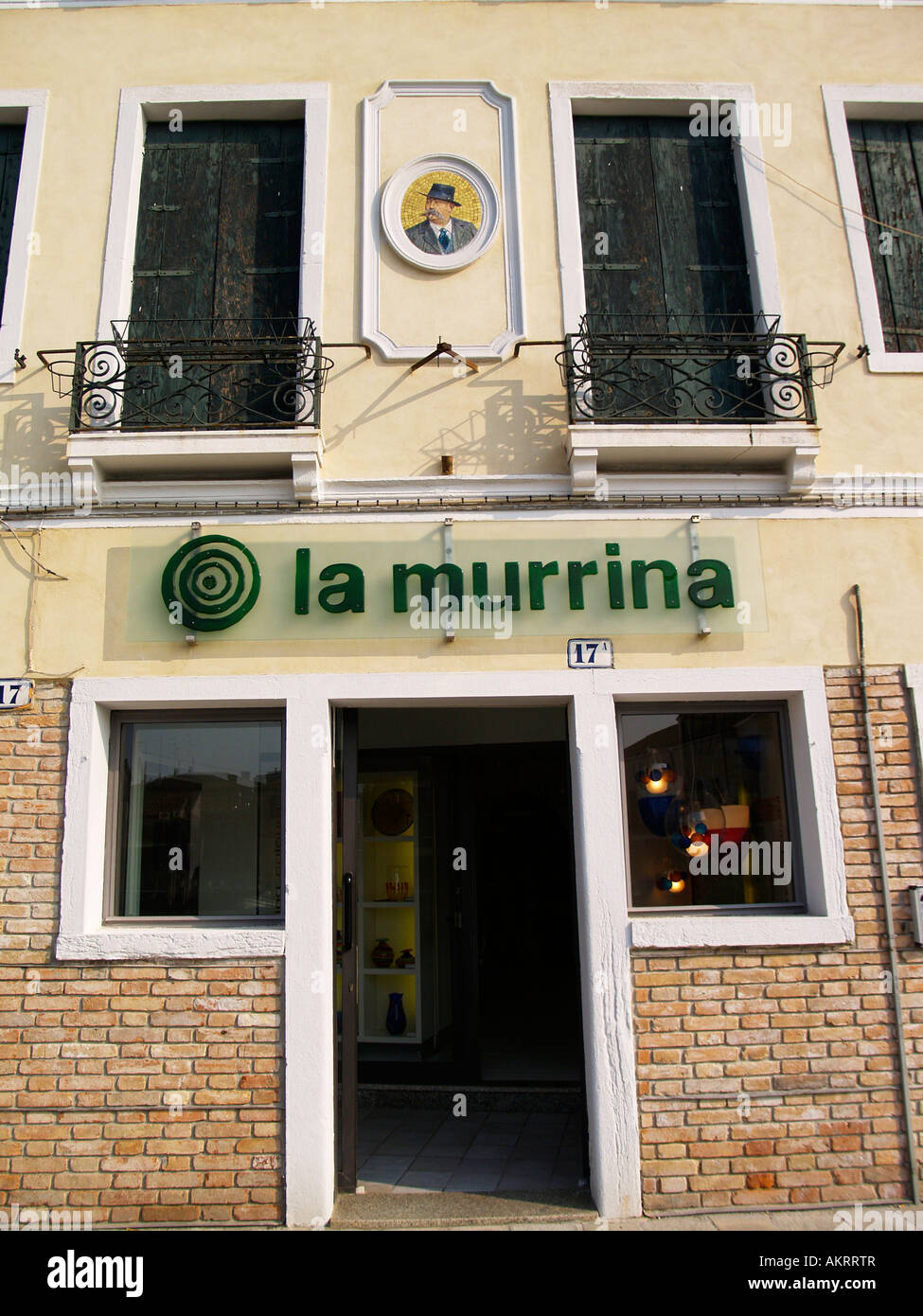 La murrina fondée par usine de verre de Venise Murano Moretti Ulderico Banque D'Images