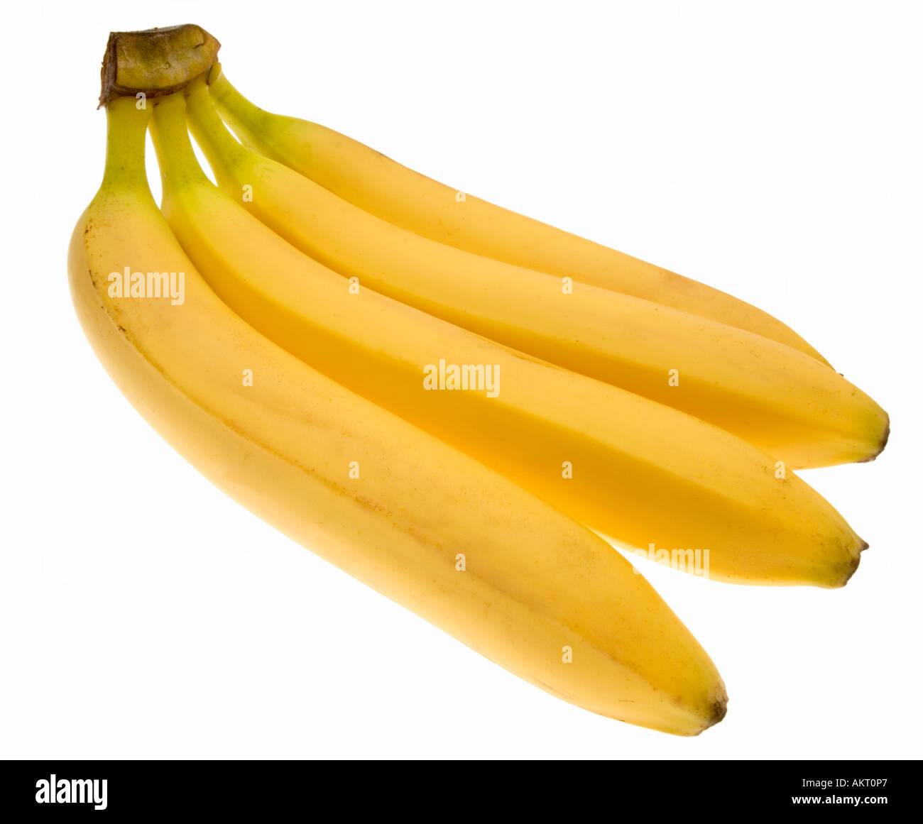 Belle mûres banane jaune riche même unbow nice bien droites Banque D'Images