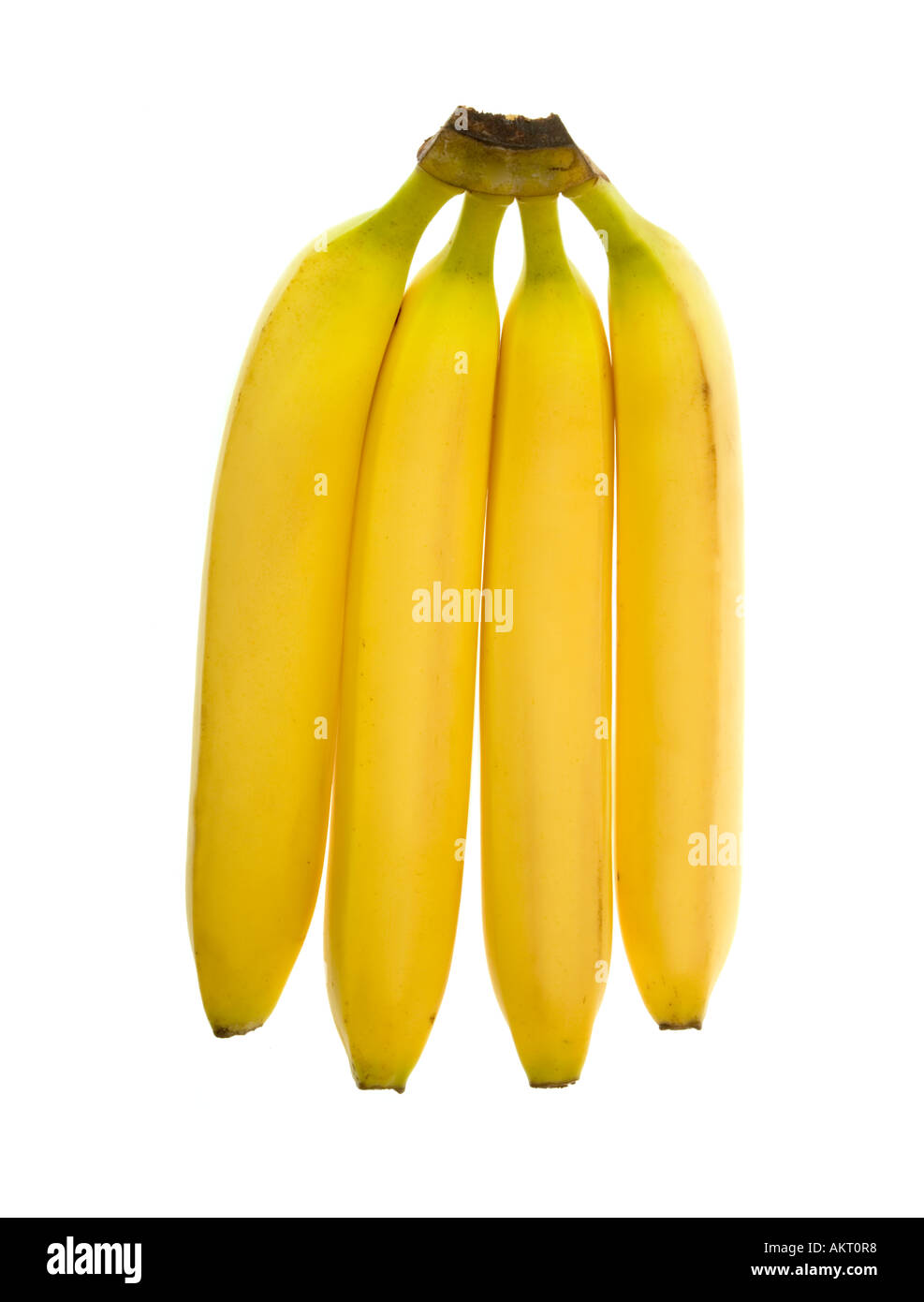 Belle mûres banane jaune riche même unbow nice bien droites Banque D'Images