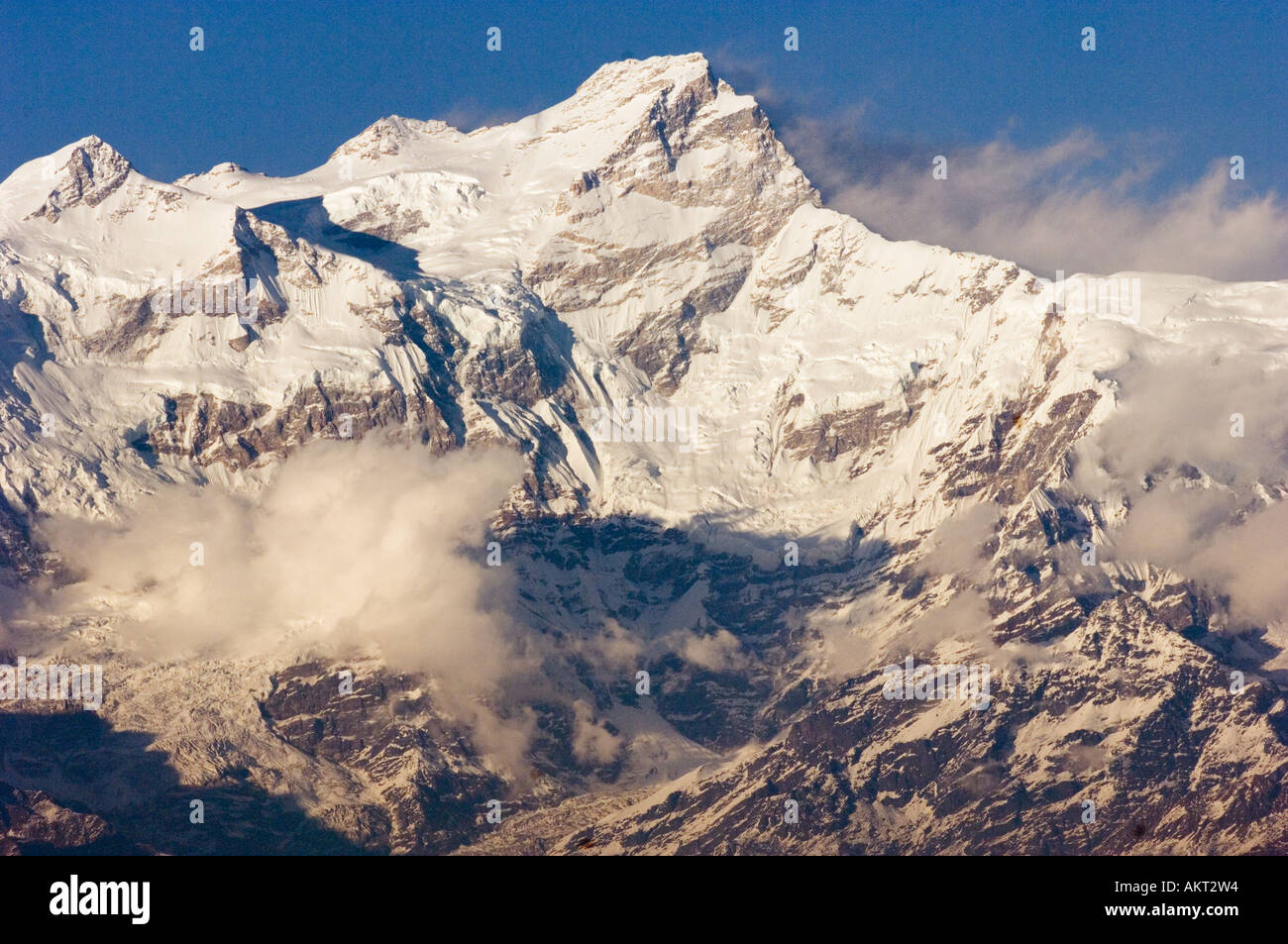 Himalaya Himalaya hill valley paysage de montagnes de collines Bandipur Anapurna groupe Asie Népal Manaslu Gamme Banque D'Images