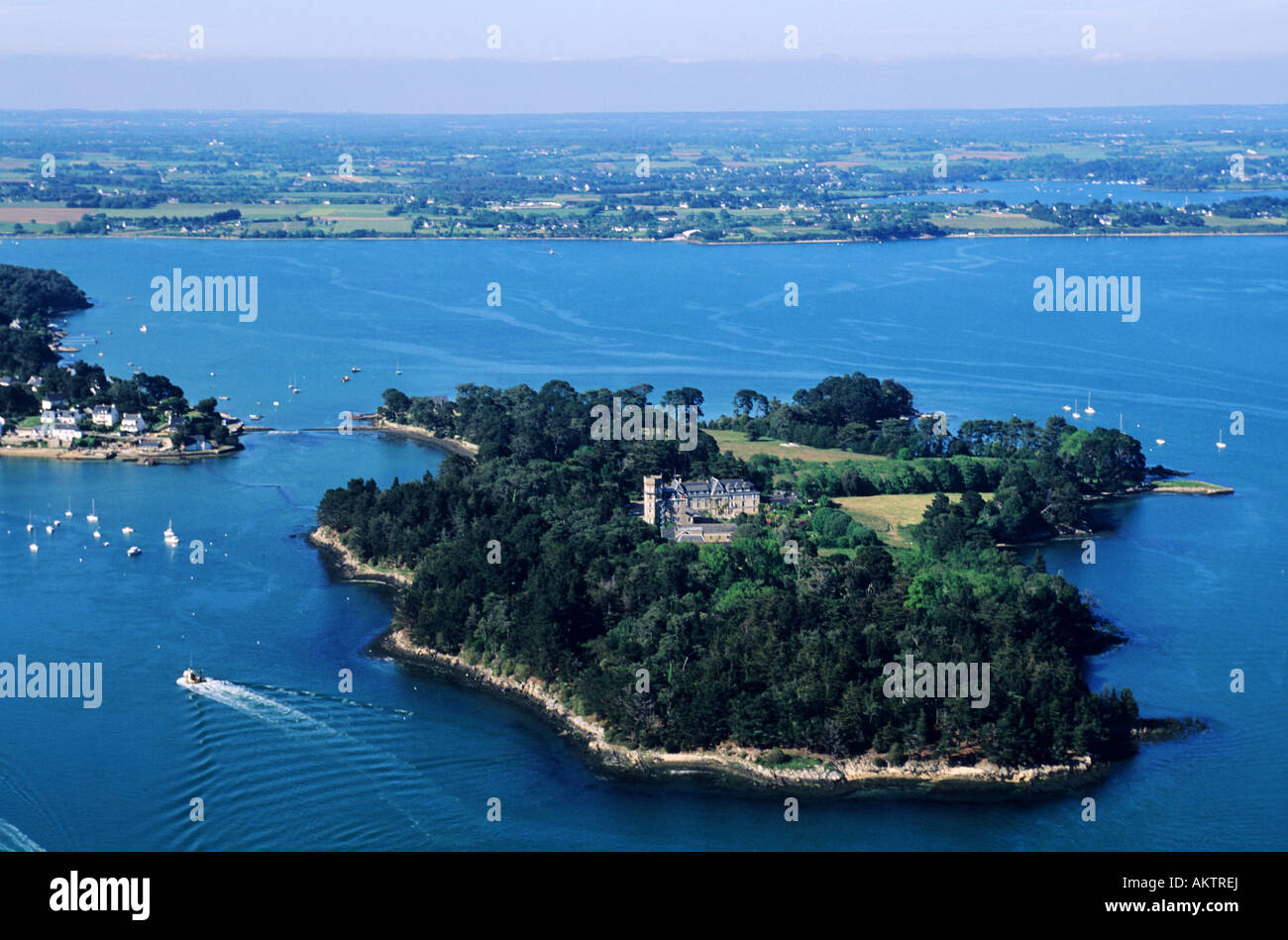 France, Morbihan, Ile de Berder Banque D'Images