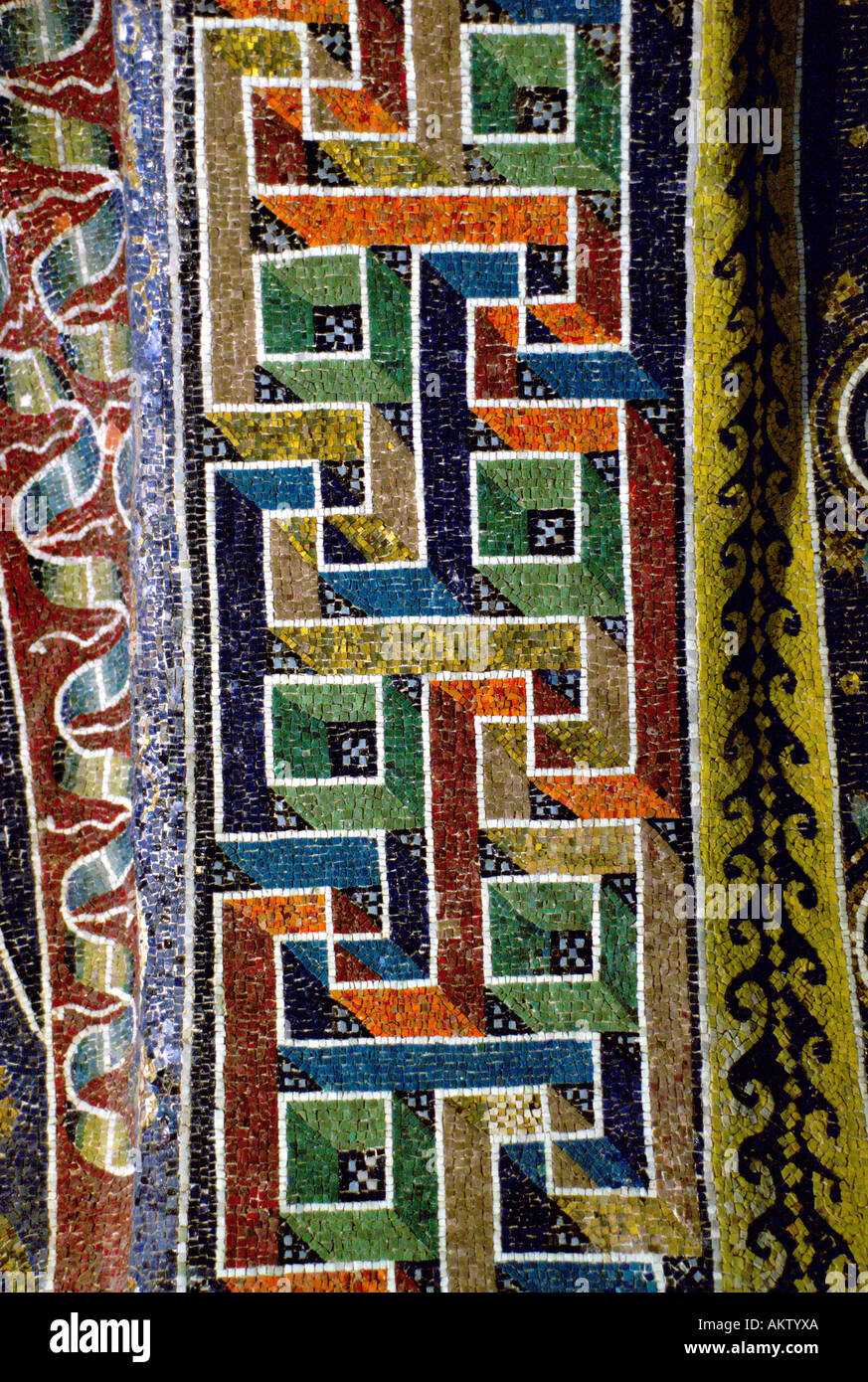 Ravenna Italie 5e C Mausoleo di Galla Placidia contient la première mosaïque murale à Ravenne Banque D'Images