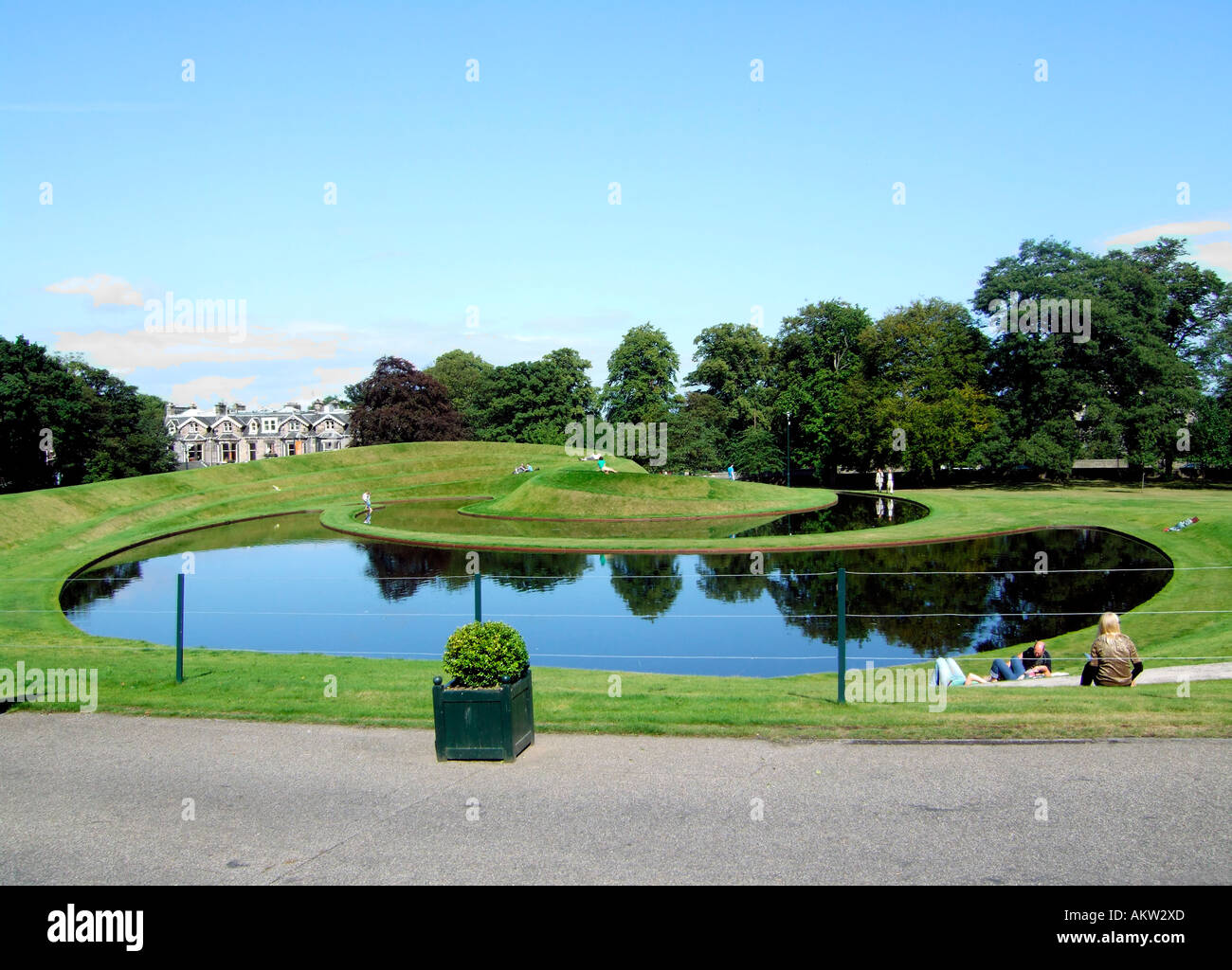 L Étang à Scottish Gallery of Modern Art Edimbourg en Ecosse Banque D'Images