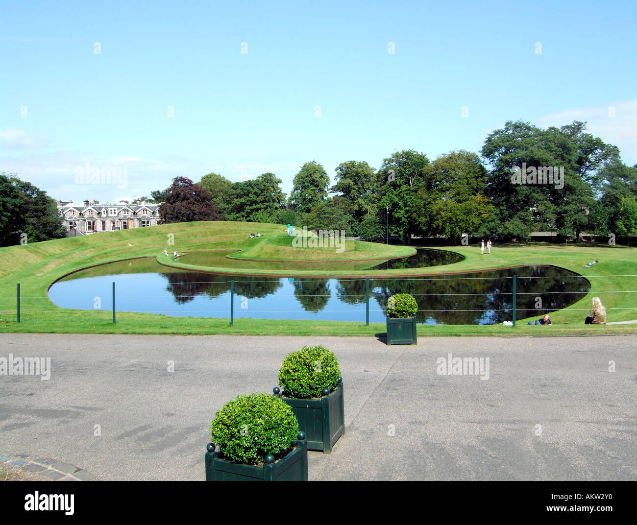 L Étang à Scottish Gallery of Modern Art Edimbourg en Ecosse Banque D'Images
