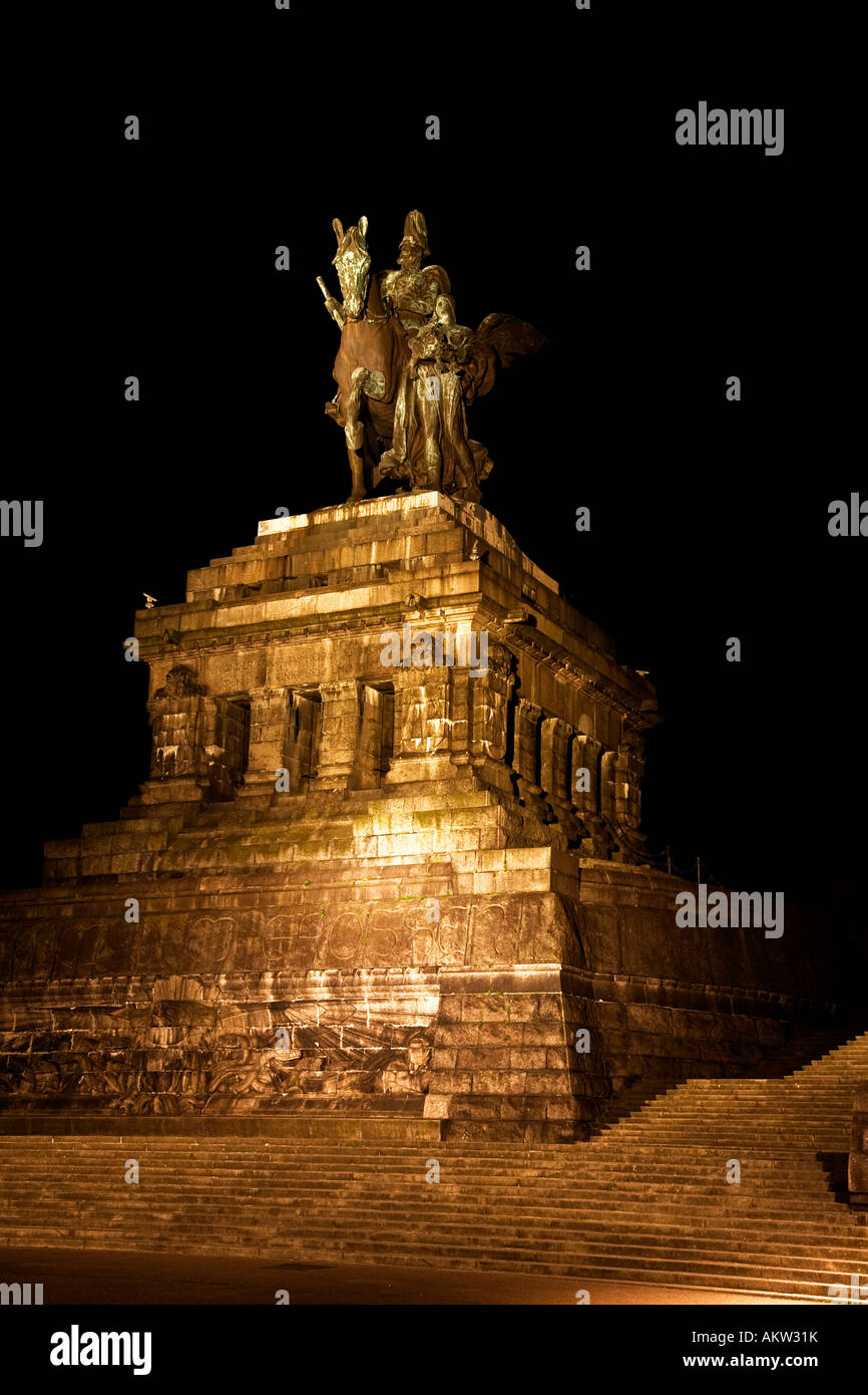 Deutsches Eck, le quartier allemand, Allemagne Banque D'Images