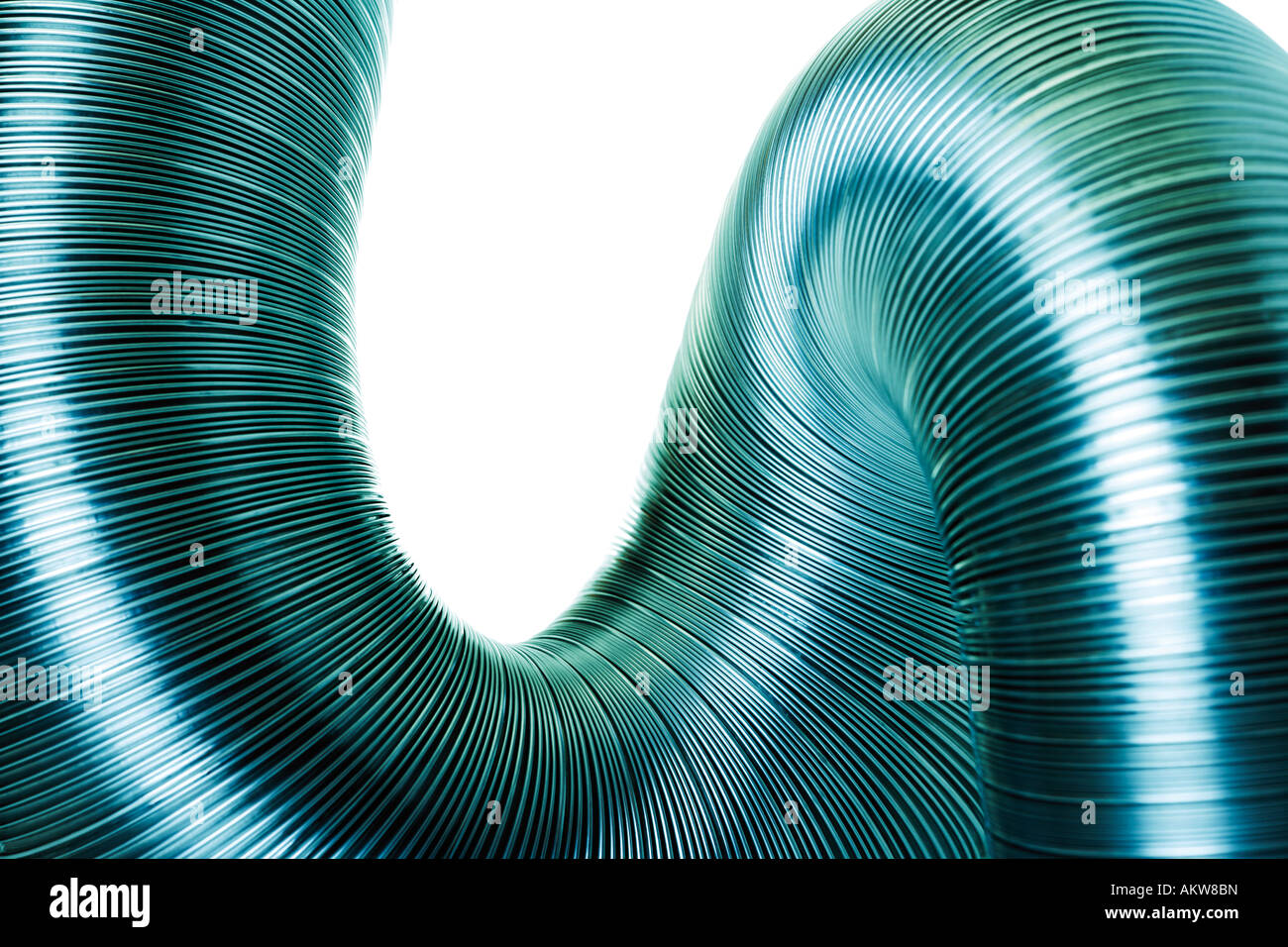 Tube en aluminium, close-up Banque D'Images