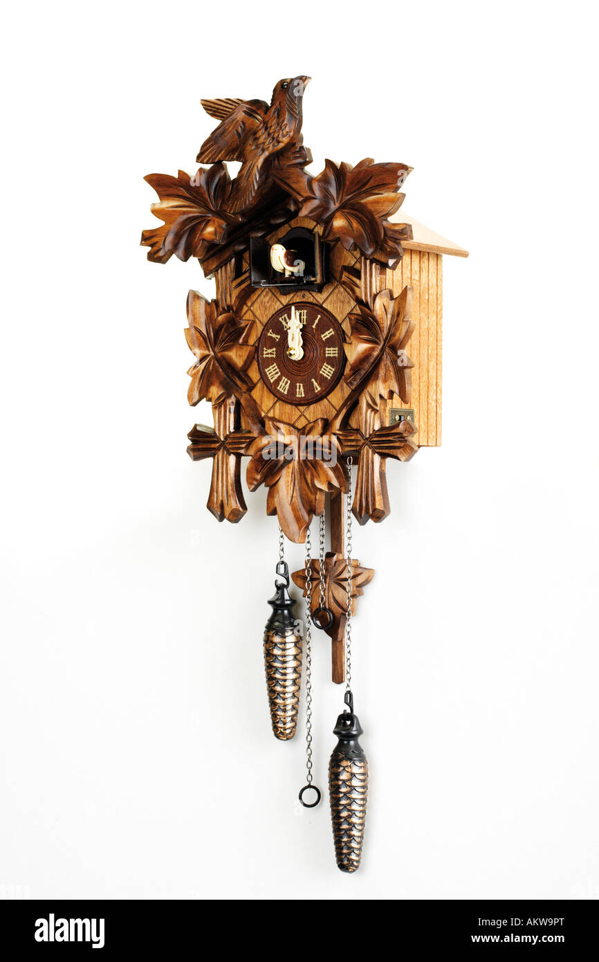 Cuckoo Clock, close-up Banque D'Images
