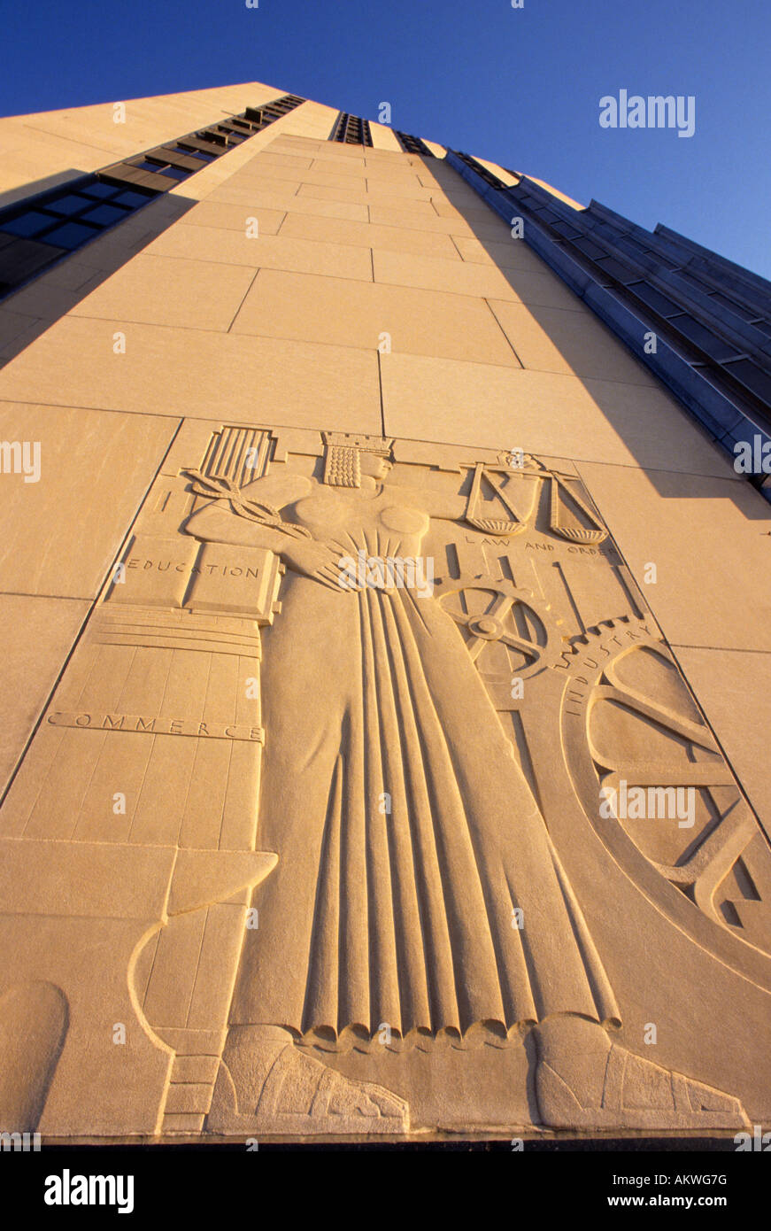 ST. PAUL L'HÔTEL DE VILLE ET PALAIS DE JUSTICE DU COMTÉ DE RAMSEY AU CENTRE-VILLE DE ST.Paul, Minnesota Banque D'Images