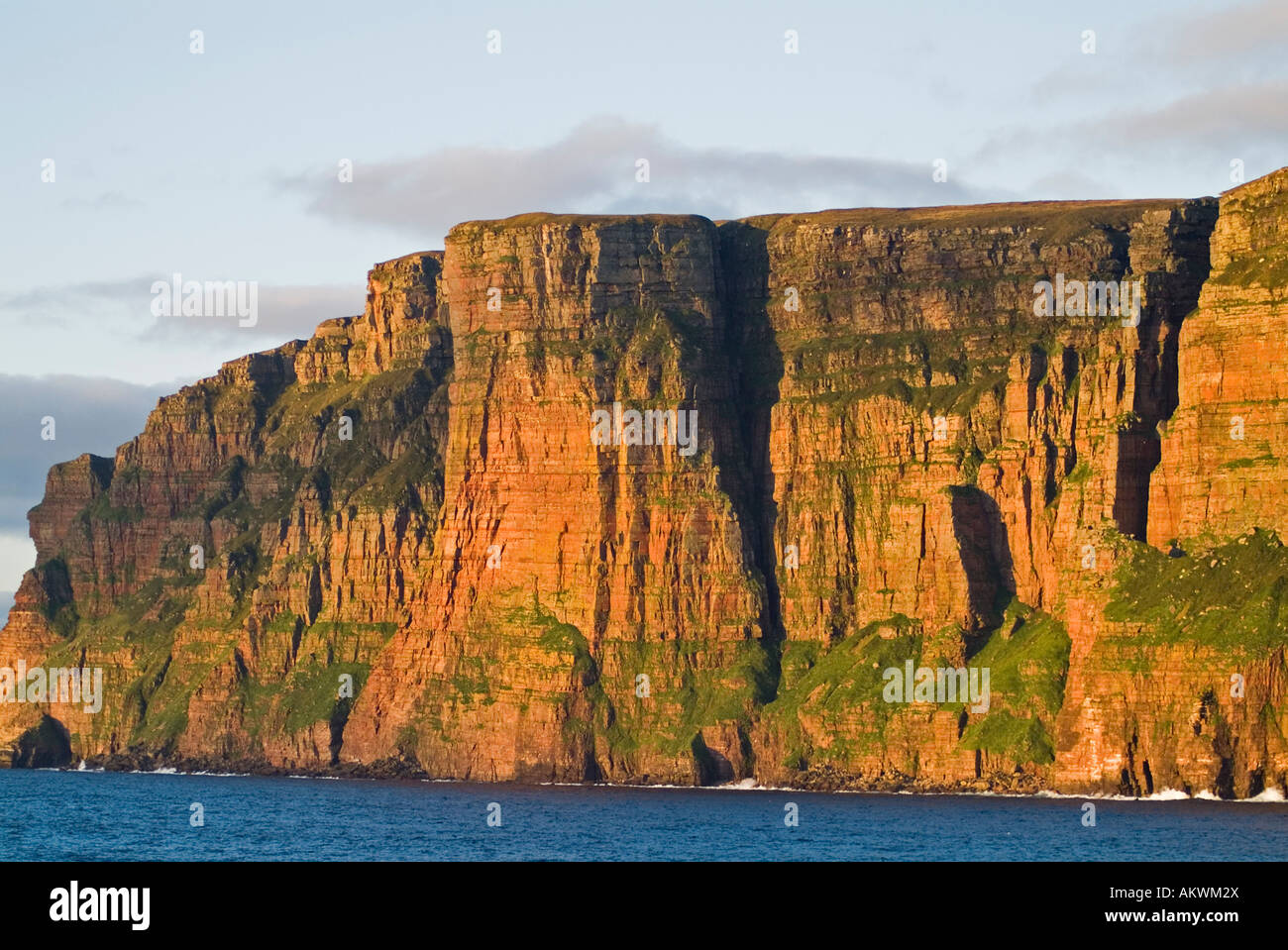 Dh St Johns Chef HOY ORKNEY côte ouest de l'océan Atlantic seacliffs Banque D'Images