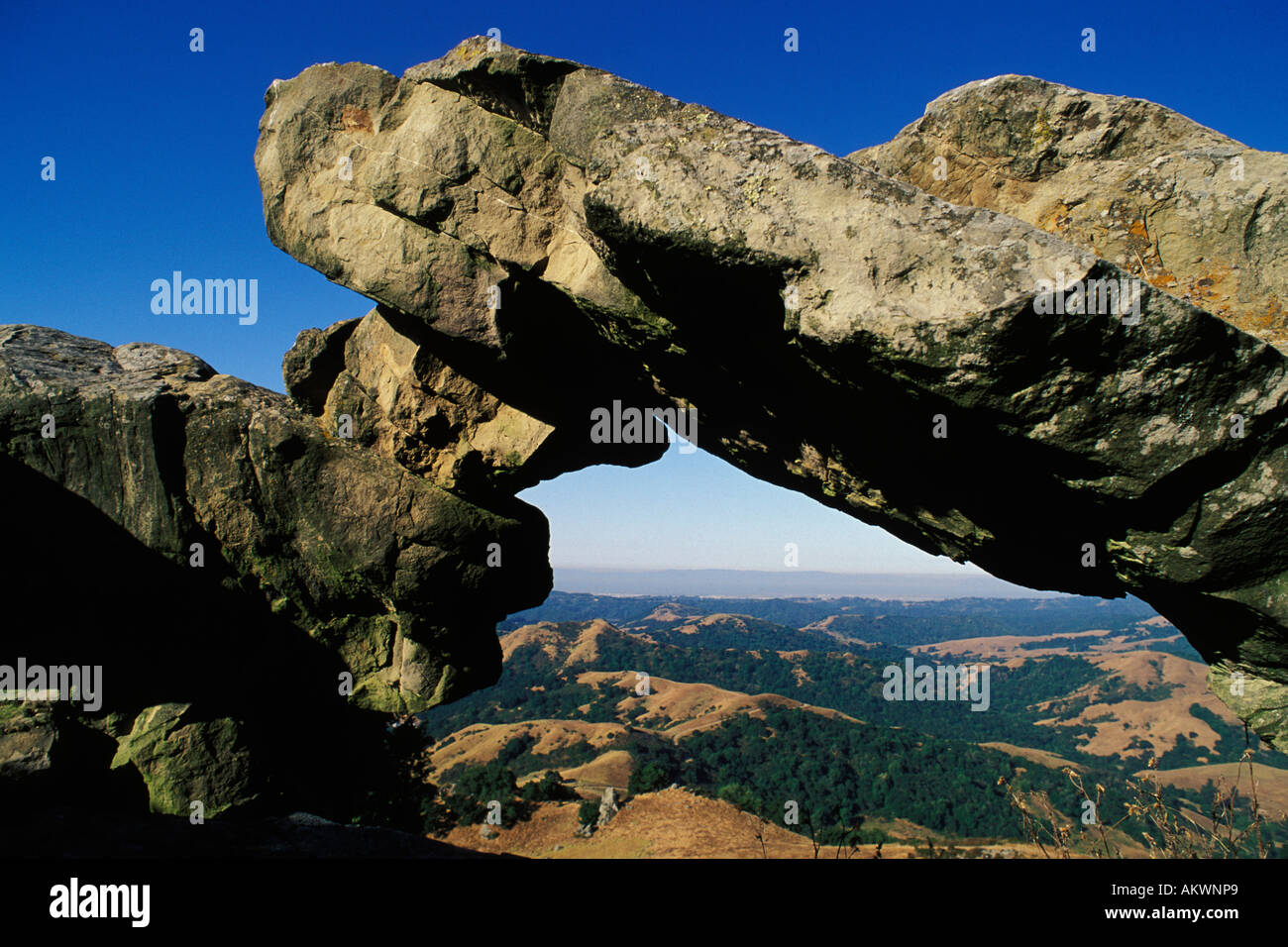 East Bay, Californie Parcs, arche naturelle, le Parc Régional de Las Trampas Banque D'Images