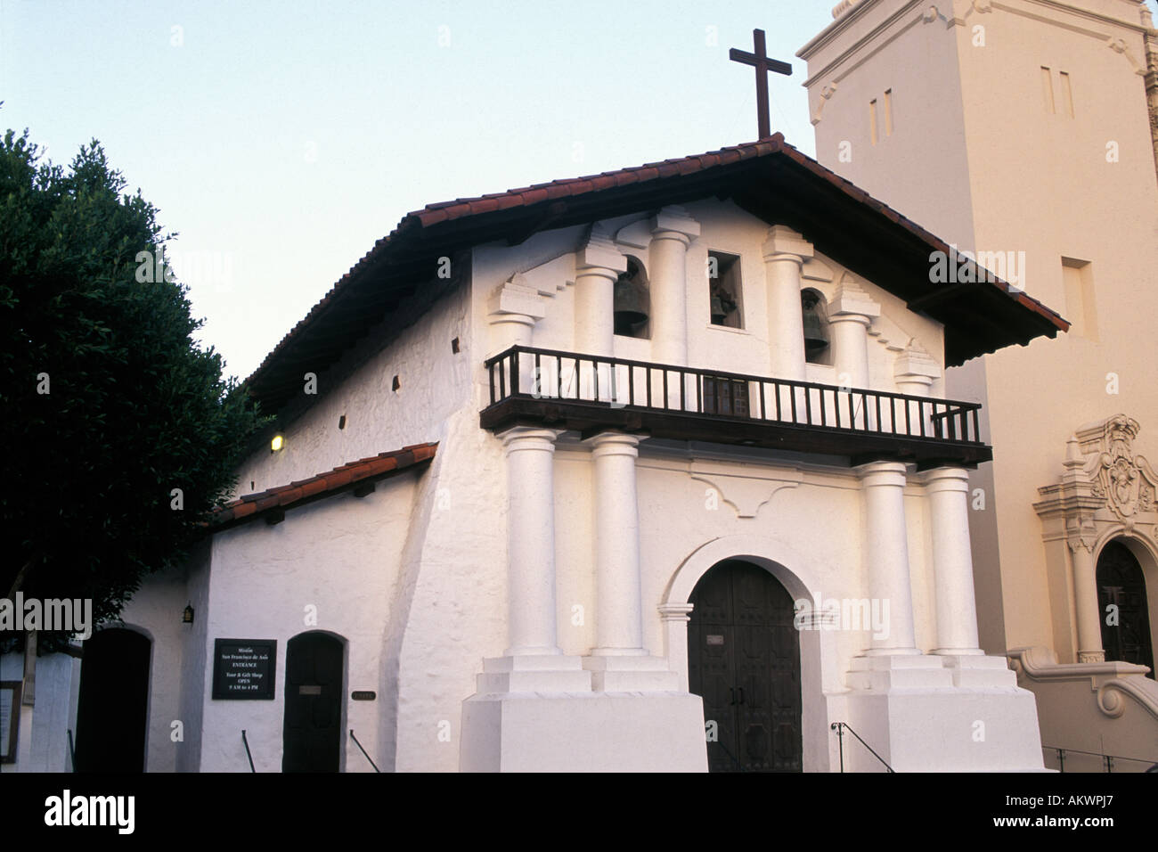 La Californie, San Francisco, entrée privée, Mission Dolores Banque D'Images