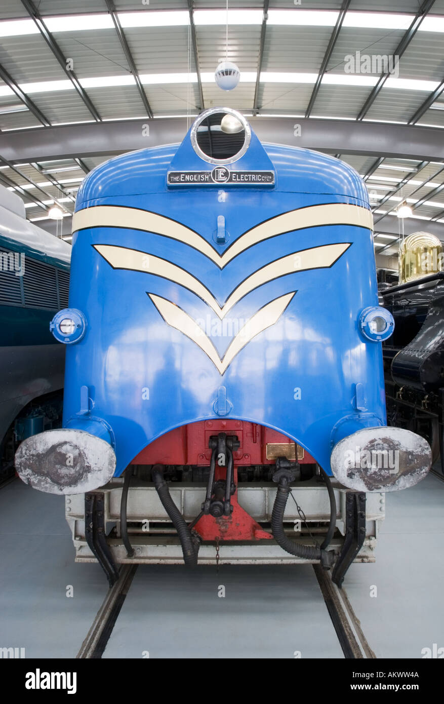 Le Prototype de Deltic locomotive au musée Shildon Locomotion County Durham England UK Banque D'Images