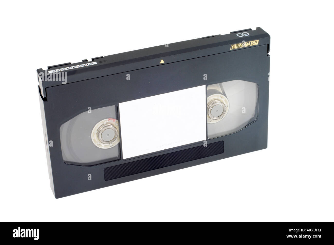 Bande vidéo Betacam sur fond blanc Banque D'Images