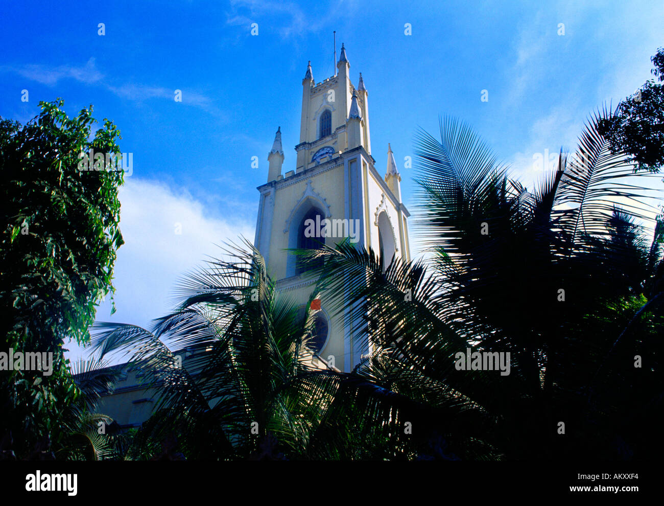 L'église St Thomas de l'Inde Mumbai Banque D'Images