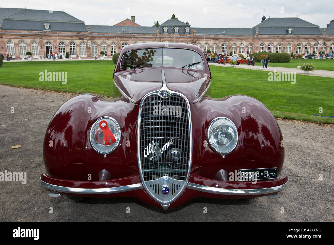 Alfa Romeo 6C 2500 SS Coupé Touring, J'1946 - 52, réunion de voitures anciennes, Schwetzingen, Bade-Wurtemberg, Allemagne Banque D'Images